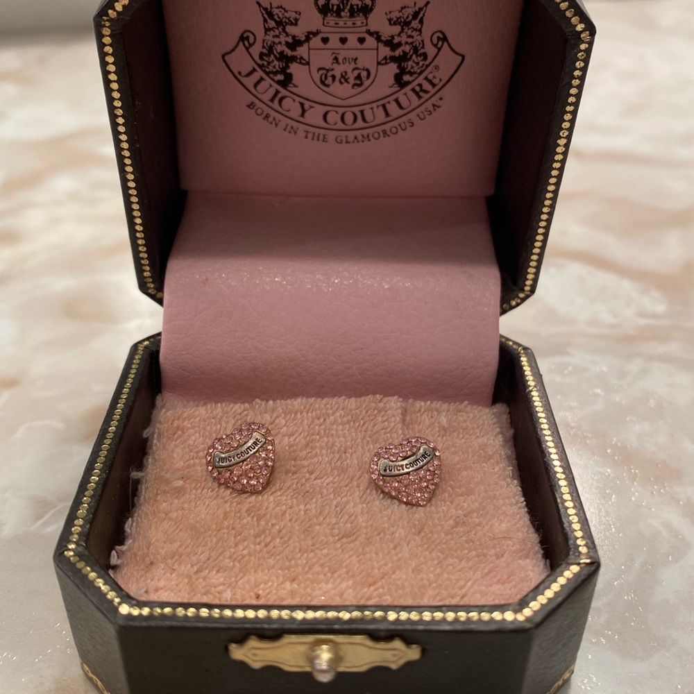 Juicy Couture Heart Earrings